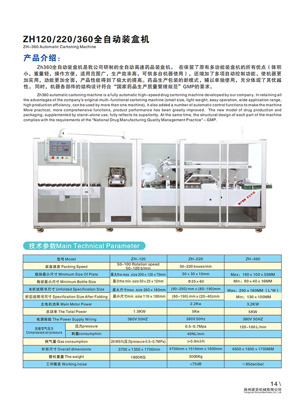 ZH-120 Automatic Boxing Machine