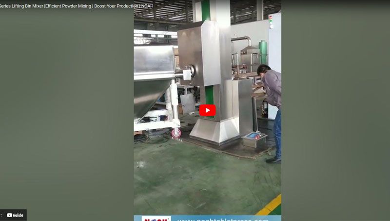 HTP Series Powder Lifting Bin Mixer