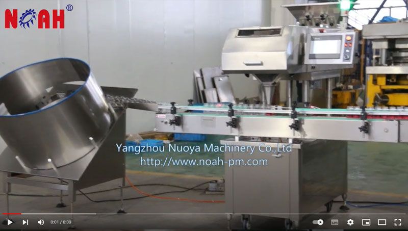 GS-8/16 Automatic Tablet Capsule Counting & Filling Production Line