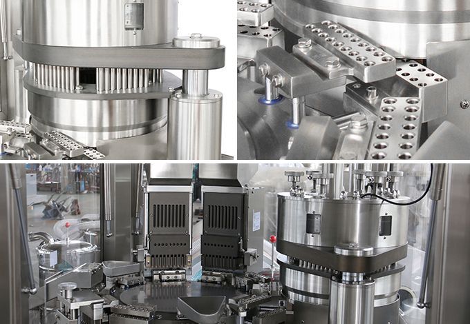 Automatic powder capsule filling machine