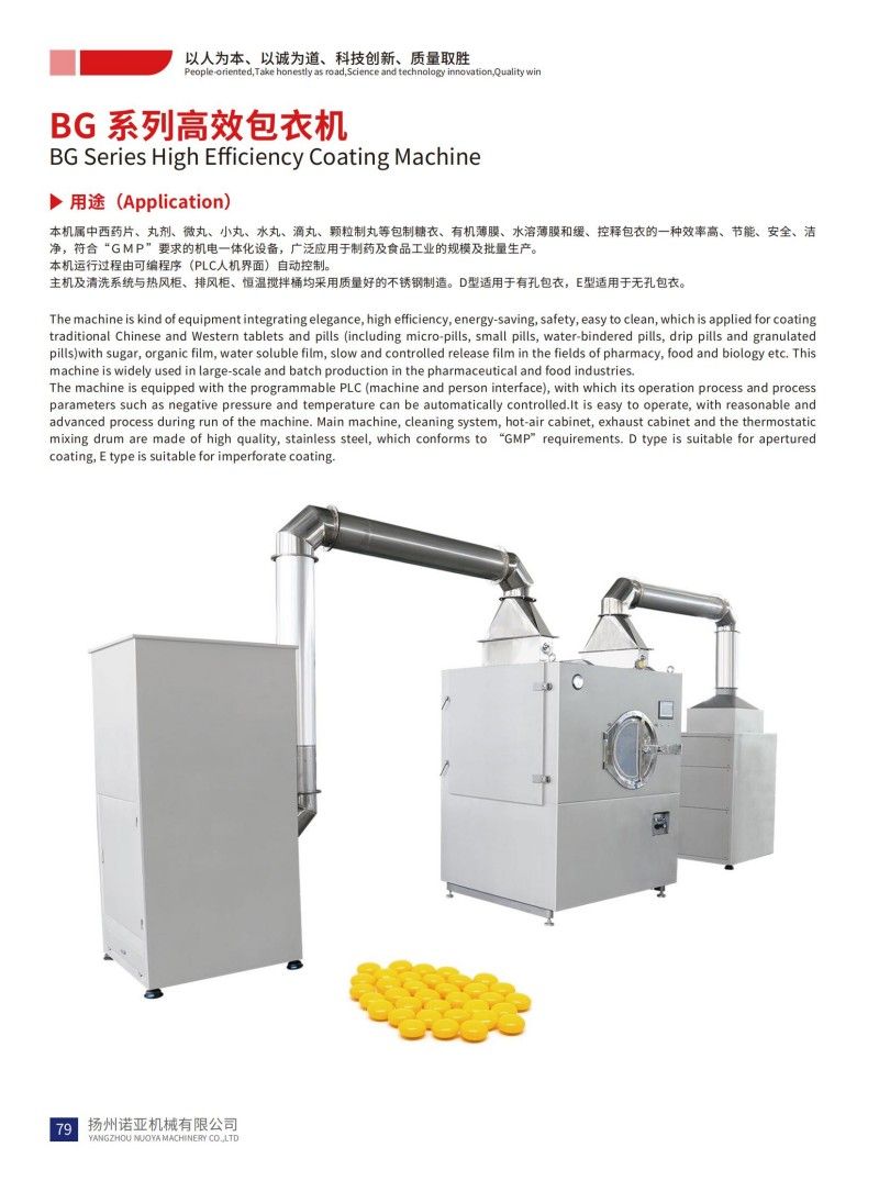 BG Series High Efficiency Coating Machine