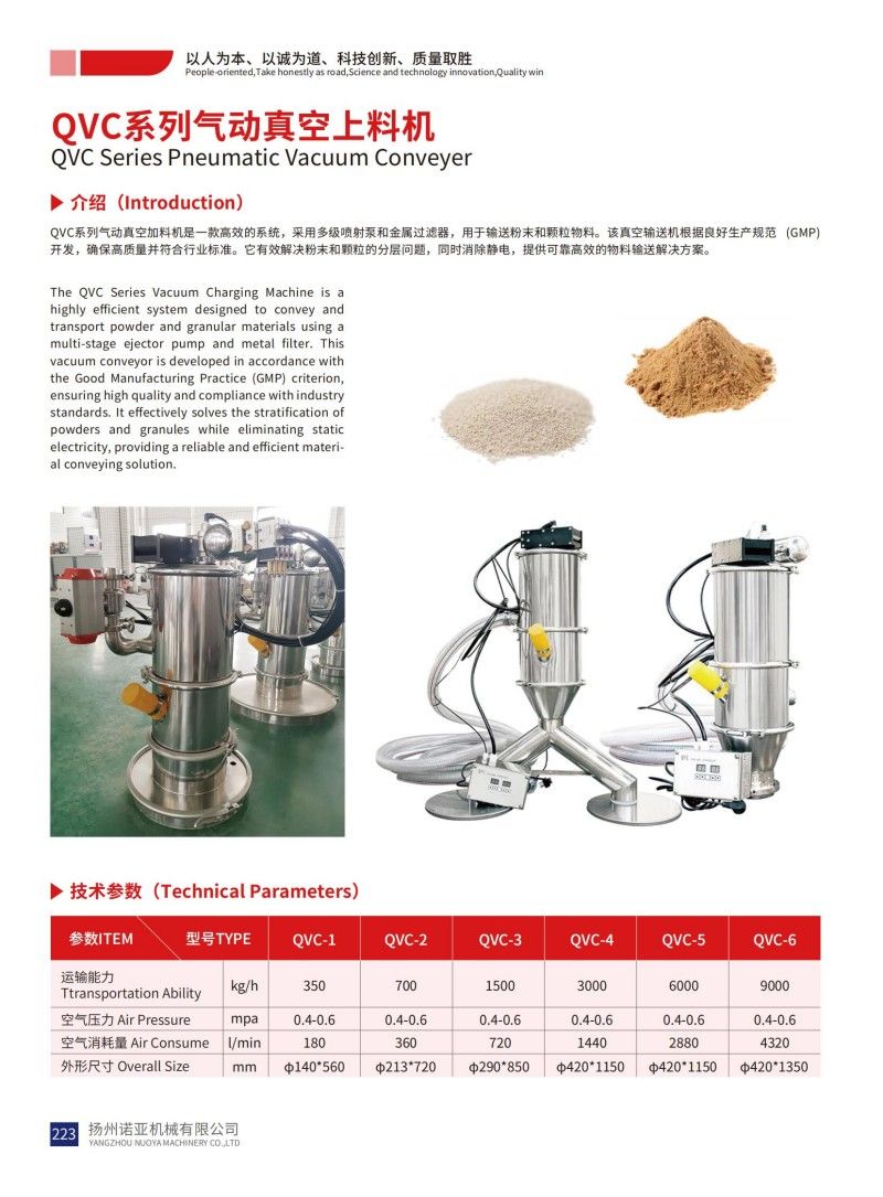 QVC Series Pneumatic Vacuum Conveyer
