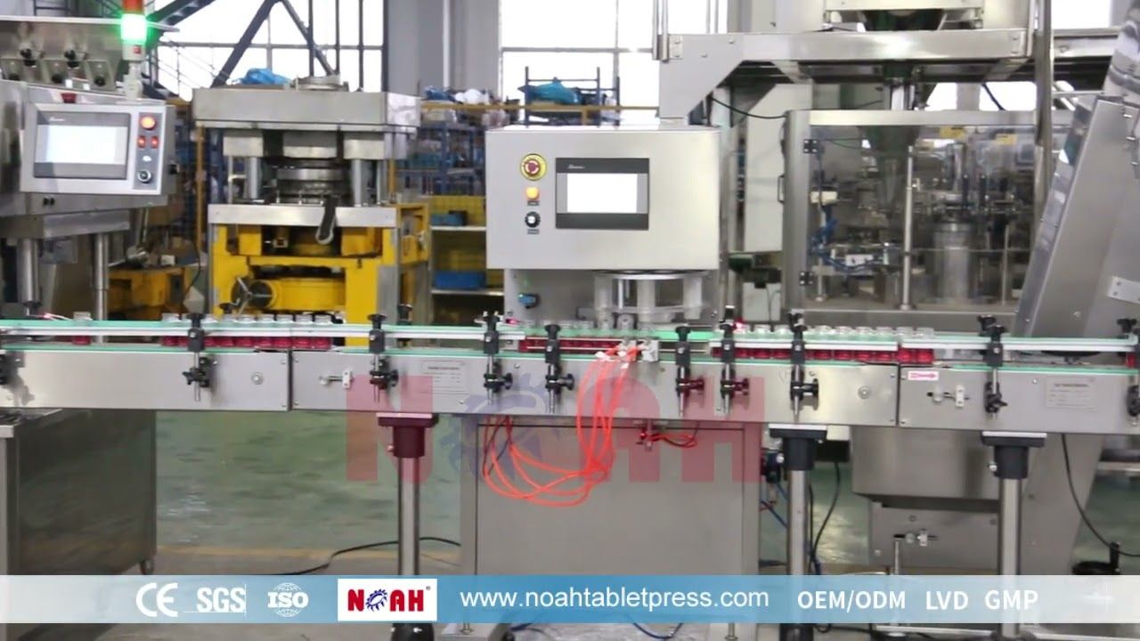 GS-12 Automatic Tablet Capsule Counting & Filling Production Lin