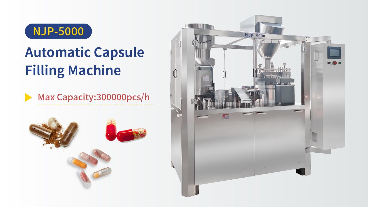 Máquina llenadora automática de cápsulas NJP-5000