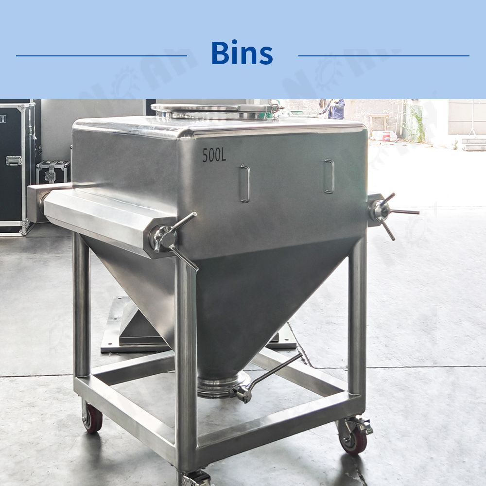 HTP Series Powder Lifting Bin Mixer